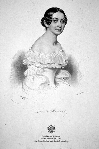 Photograph of Amalie Haehnel