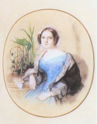 Photograph of Alexandra Alexeevna Schwarz (nee Tomilova)