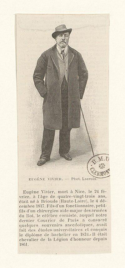 Photograph of Eugène-Léon Vivier