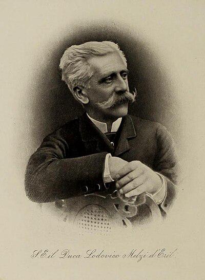 Photograph of Lodovico Melzi d'Eril