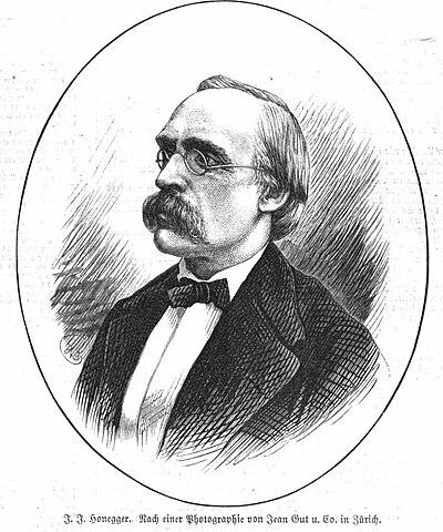 Photograph of Johann Jacob Honegger