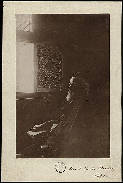Photograph of Edmond Van der Straeten