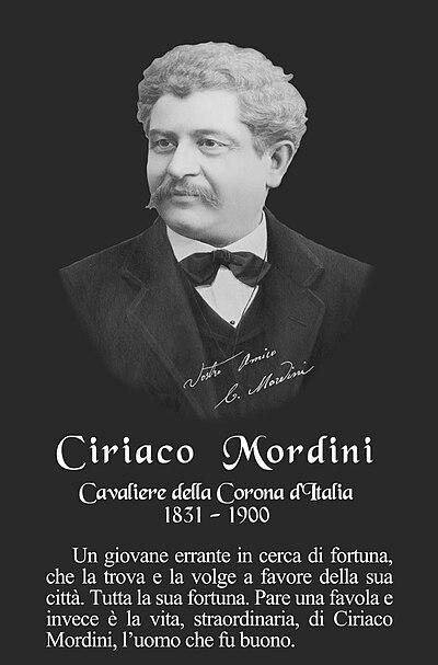 Photograph of Ciriaco Mordini