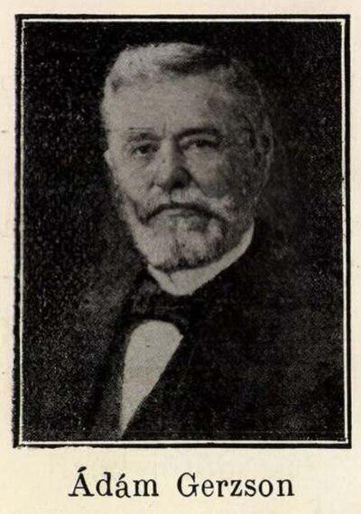 Photograph of Gerzson Ádám