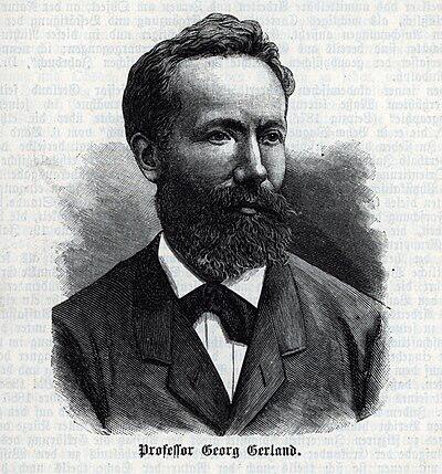 Photograph of Georg Gerland
