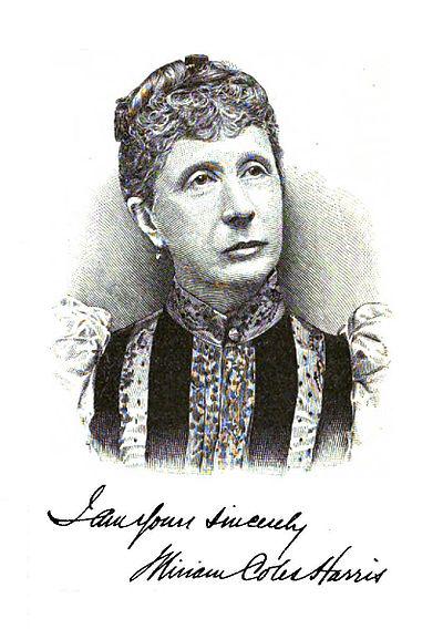 Photograph of Miriam Coles Harris