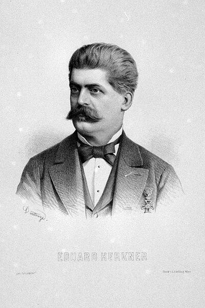 Photograph of Eduard Herkner