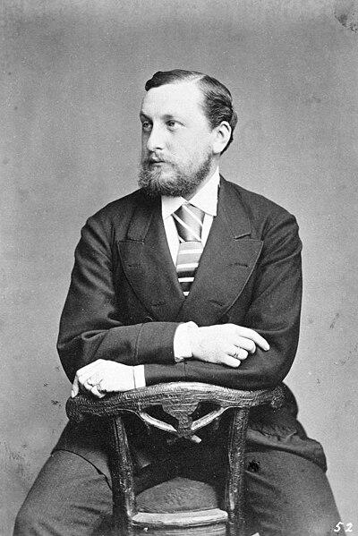 Photograph of Gustav Ernst, Prince and Count of Erbach-Schönberg