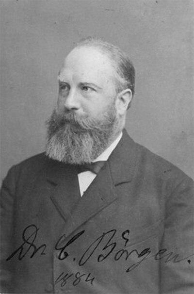 Photograph of Karl Nikolai Jensen Börgen