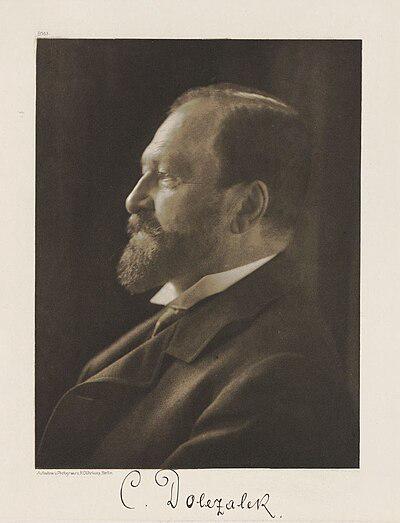 Photograph of Carl Dolezalek