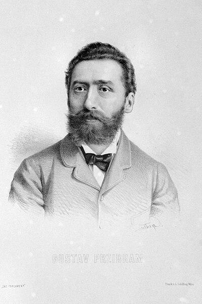 Photograph of Gustav Przibram