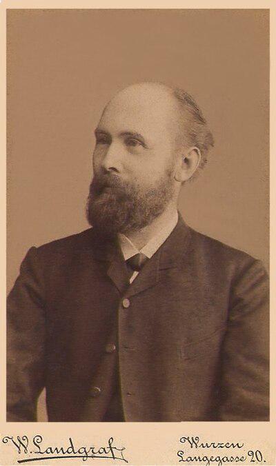 Photograph of Hermann Steuding