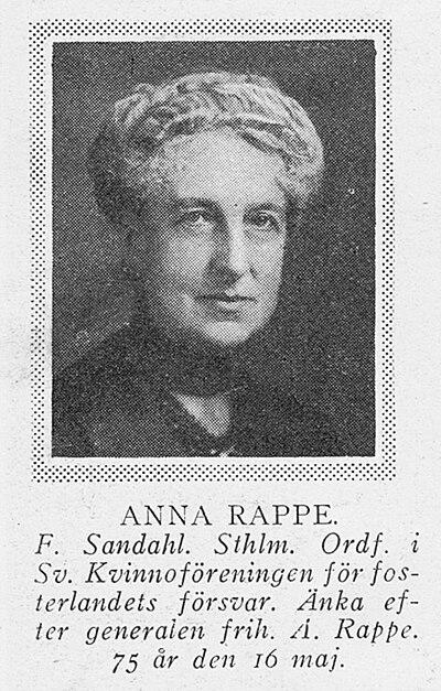 Photograph of Anna Sandahl
