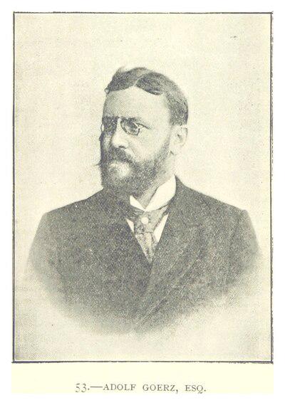 Photograph of Adolf Goerz
