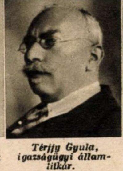 Photograph of Gyula Térfy