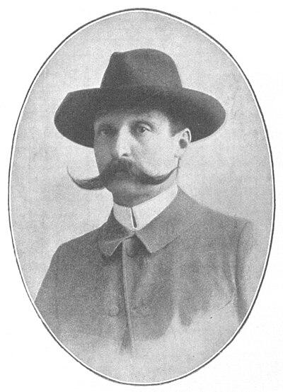 Photograph of Hans Kadich von Pferd