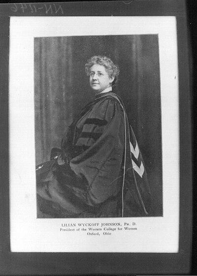 Photograph of Lilian Wyckoff Johnson