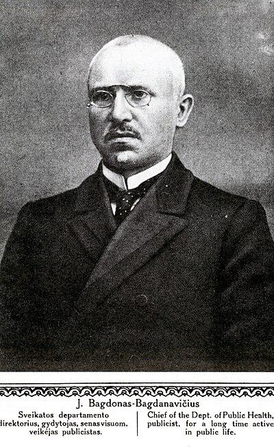 Photograph of Juozas Bagdonas