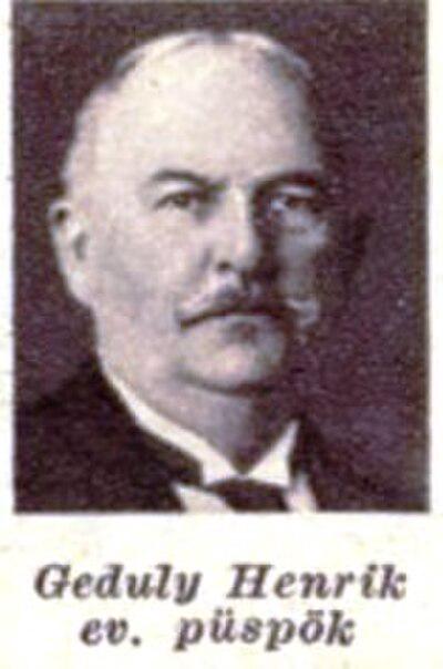 Photograph of Henrik Geduly