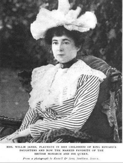 Photograph of Mrs Willie James