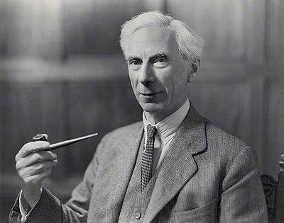 Photograph of Bertrand Russell