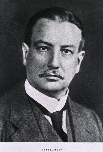 Photograph of Ernst Joest