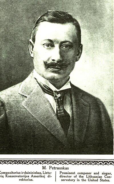 Photograph of Mikas Petrauskas