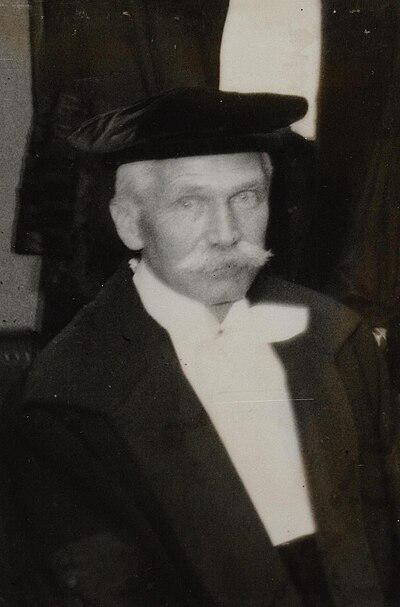 Photograph of Johannes Diderik van der Waals Jr.