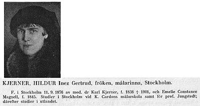 Photograph of Hildur Kjerner