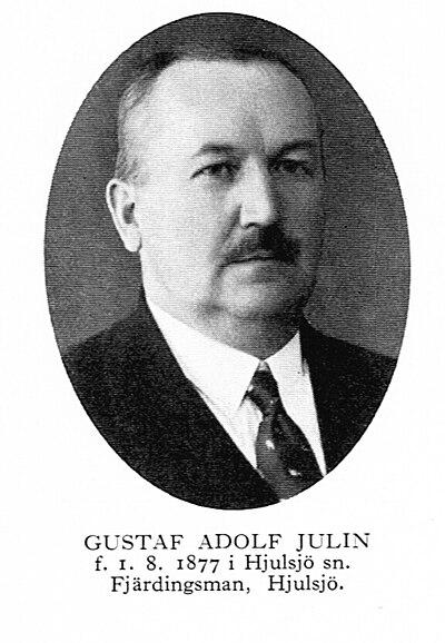 Photograph of Gustaf Julin