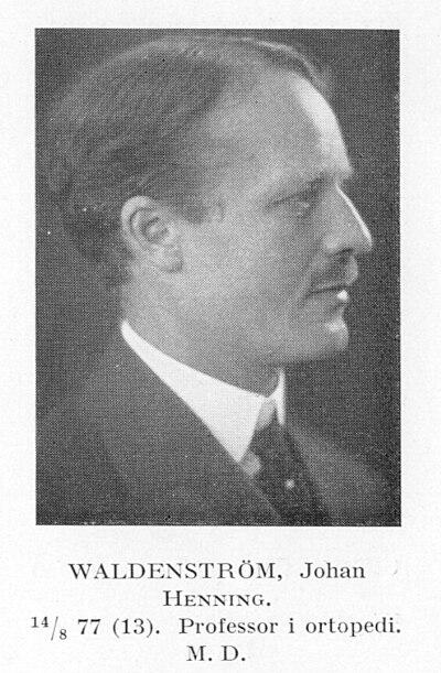 Photograph of Henning Waldenström