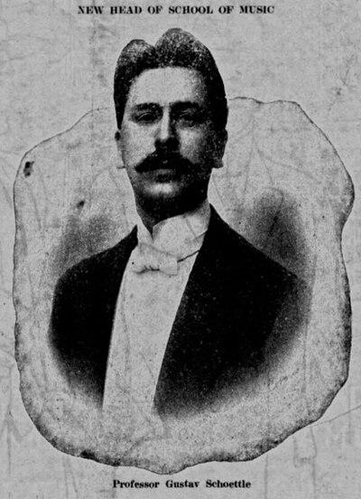 Photograph of Gustav Walther Ernst Schoettle