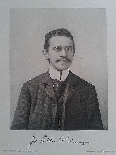 Photograph of Otto Weininger