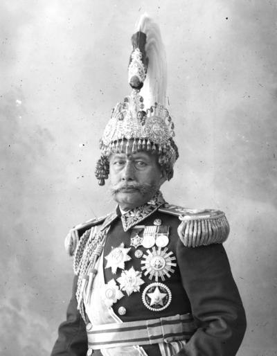Photograph of Mohan Shumsher Jung Bahadur Rana