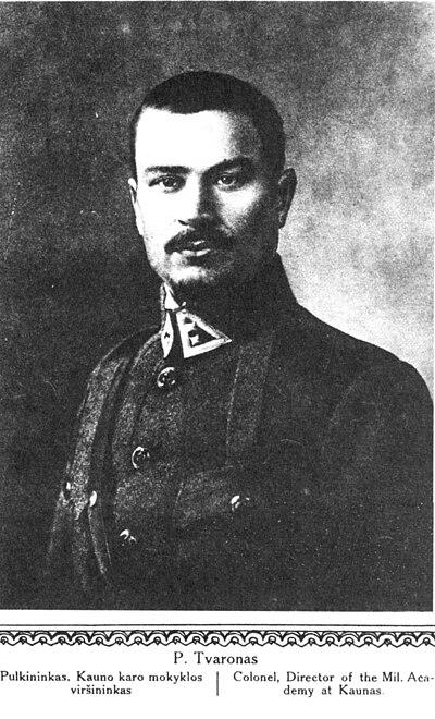 Photograph of Pranas Tvaronas