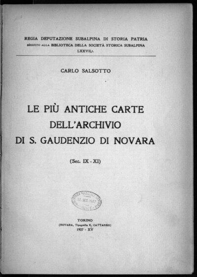 Photograph of Carlo Salsotto