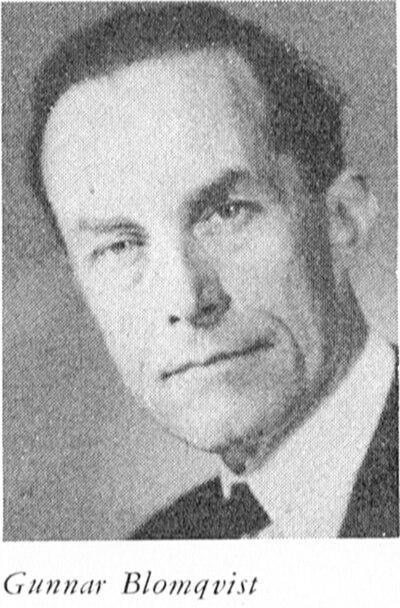 Photograph of Gunnar Blomqvist