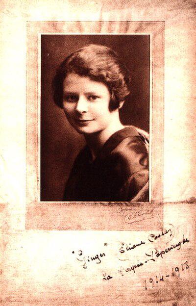 Photograph of Eliane Cossey